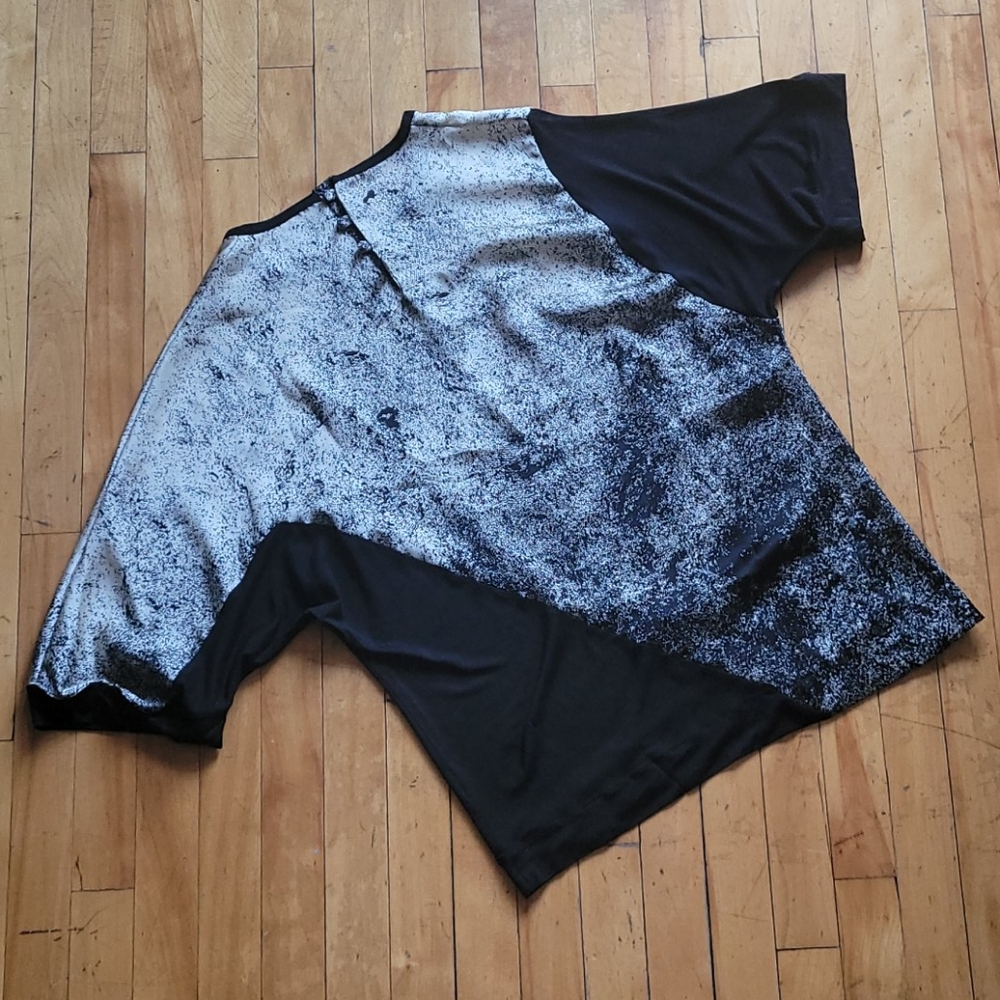 Zara / Block pattern tee - Picture 4 of 6